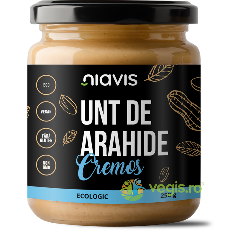 Unt de Arahide Cremos Ecologic/Bio 250g NIAVIS